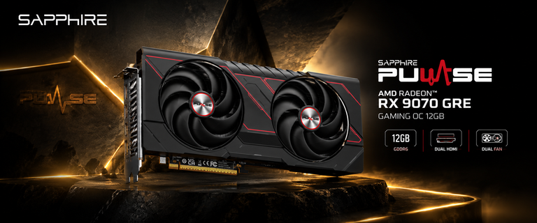 Sapphire PULSE AMD Radeon RX 9070 GRE OC