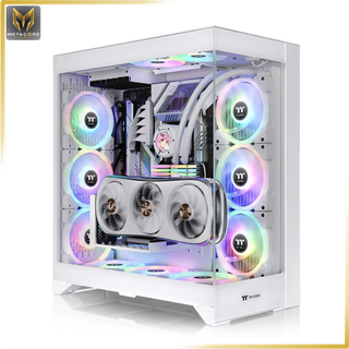 کیس کامپیوتر ترمالتیک مدل CTE E660 MX ARGB Mid Tower سفید