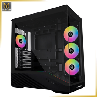 کیس کامپیوتر از برند لیان لی مدل Vector V100R مشکی BTF